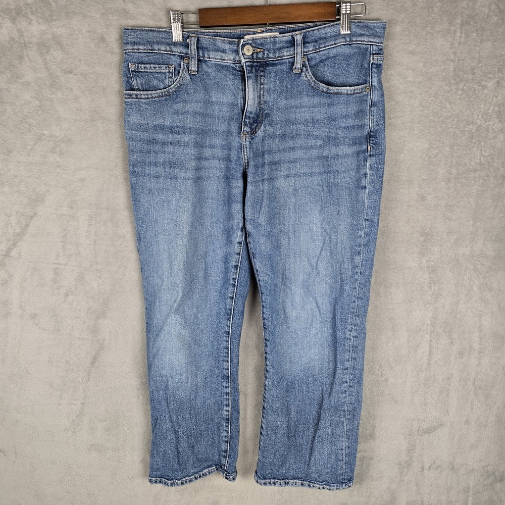 Lucky Brand Easy Rider Boot Mens Jeans Medium‎ Wash Blue Denim 35x28